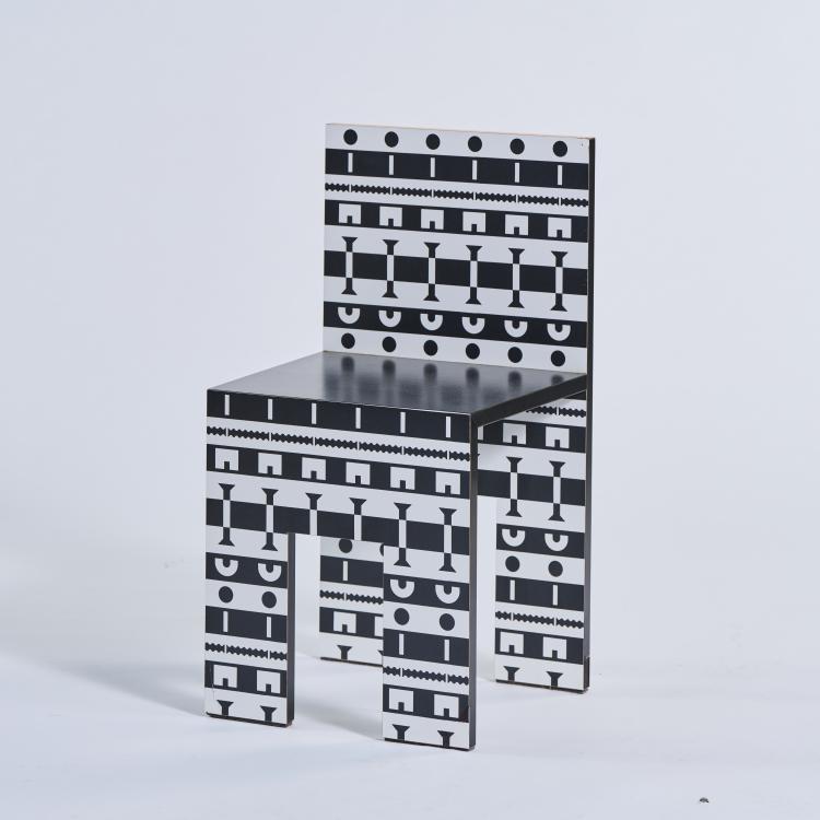 Hauptbild zu Objekt, 'Ollo' chair, 1988, Alessandro Guerriero,Alessandro Mendini, Alchimia, Mailand, 172A 123