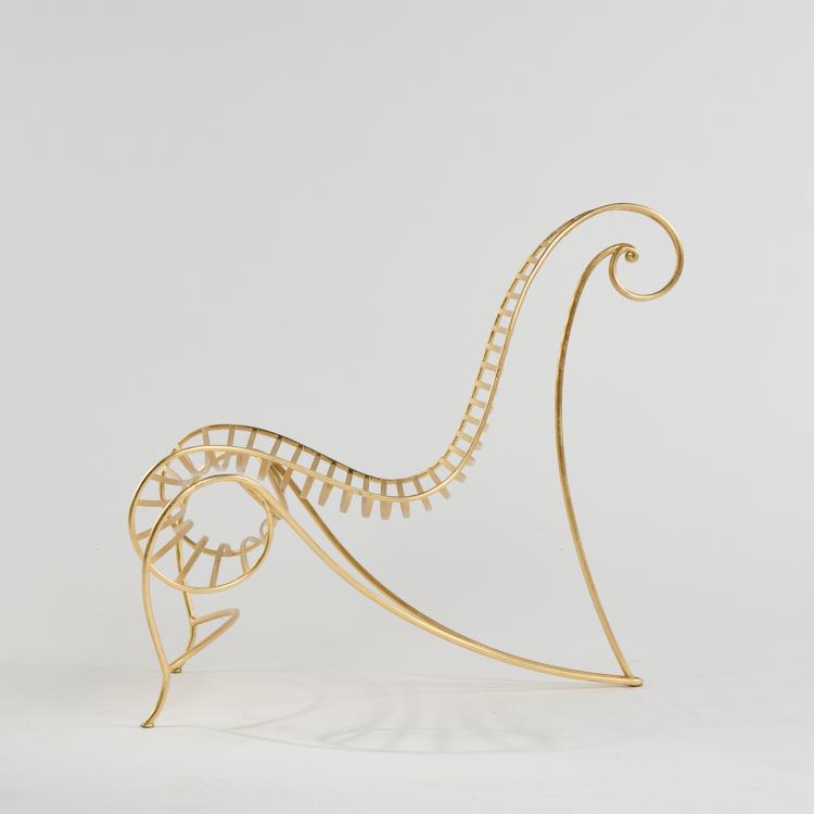 Hauptbild zu Objekt, Sessel 'Spine Chair', 1988, Andr&eacute; Dubreuil, Ceccotti Collezioni, Cascina, 172A 189