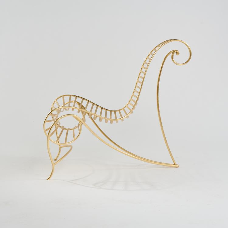 Bild 2 zu Objekt, Sessel 'Spine Chair', 1988, Andr&eacute; Dubreuil, Ceccotti Collezioni, Cascina, 172A 189