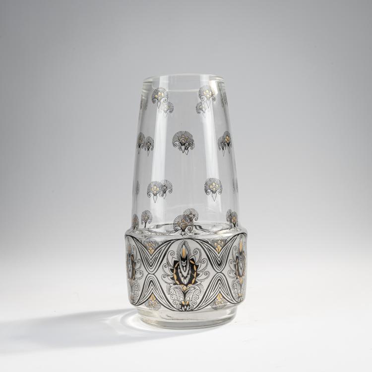 Bild 1 zu Objekt, Vase, um 1920, Adolf Beckert (zugeschrieben), Steinsch&ouml;nau, Glasfachschule, 171A 285