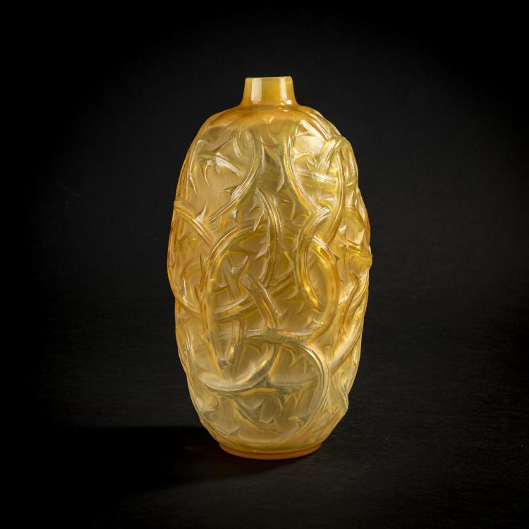 Bild 1 zu Objekt, Vase 'Ronces', 1921, Ren&eacute; Lalique, Lalique, Ren&eacute;, Combs-la-Ville/Wingen-sur-Moder, 171A 135