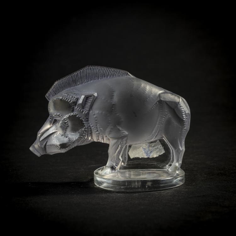 Hauptbild zu Objekt, Briefbeschwerer 'Sanglier', 1929, Ren&eacute; Lalique, Lalique, Wingen-sur-Moder, 171A 169