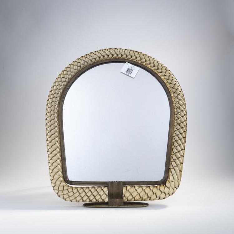 Hauptbild zu Objekt, Tischspiegel, um 1940, Carlo Scarpa, Venini & C., Murano, 173C 607