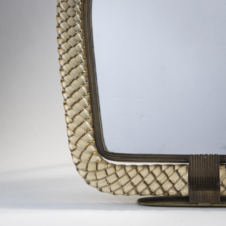 Bild 2 zu Objekt, Tischspiegel, um 1940, Carlo Scarpa, Venini & C., Murano, 173C 607