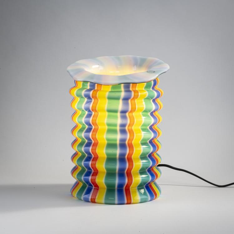 Bild 1 zu Objekt, Table lamp 'Baloni del Redentor', c. 1990, Fulvio Bianconi, Venini & C., Murano, 173C 643