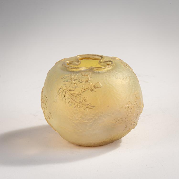 Bild 1 zu Objekt, Vase 'Chardons', um 1896, Daum Fr&egrave;res, Nancy, 171A 21