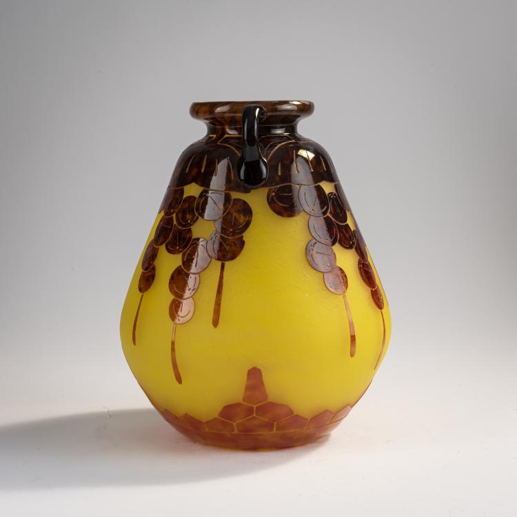 Bild 1 zu Objekt, Henkelvase 'Groseilles', 1923-26, Schneider, Epinay-sur-Seine, 171A 191
