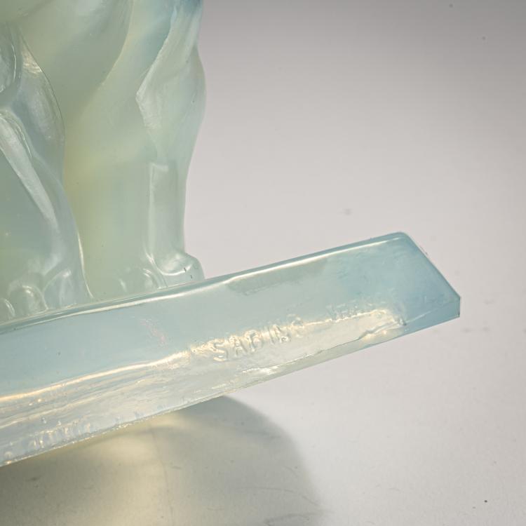 Bild 2 zu Objekt, Elefantenkuh mit Jungem, um 1930, Marius-Ernest Sabino, Sabino, Paris, 171A 187