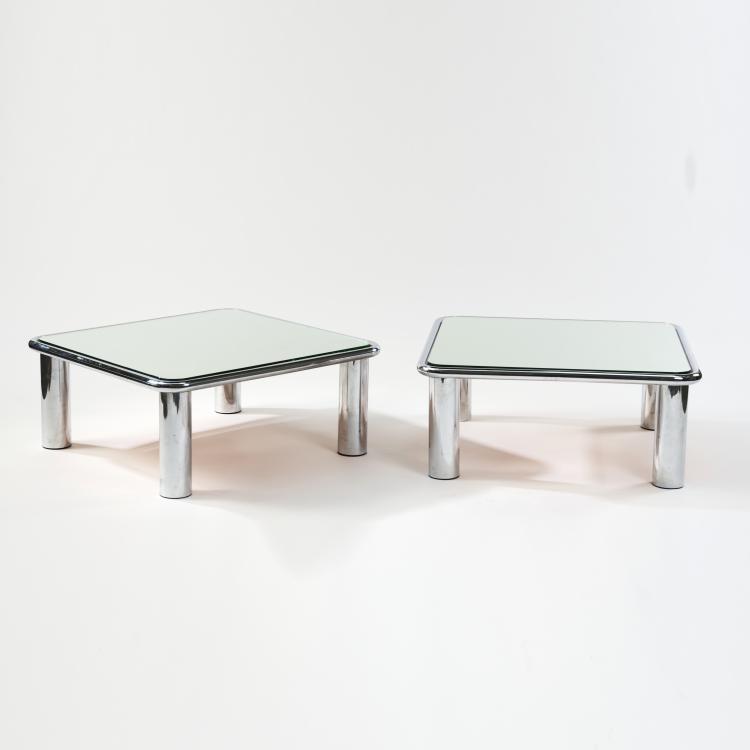 Hauptbild zu Objekt, Zwei Beistelltische '621', um 1968, Gianfranco Frattini, Cassina, Mailand, 172A 106