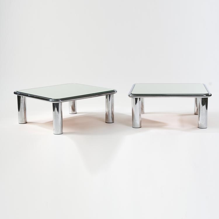 Bild 1 zu Objekt, Zwei Beistelltische '621', um 1968, Gianfranco Frattini, Cassina, Mailand, 172A 106