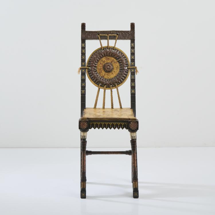 Bild 1 zu Objekt, Side chair, 1895, Carlo Bugatti, Bugatti, 171A 210