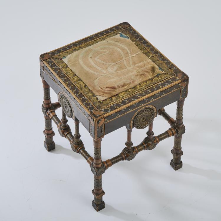 Bild 3 zu Objekt, Stool, c. 1900, Carlo Bugatti, Bugatti, Carlo, 171A 211