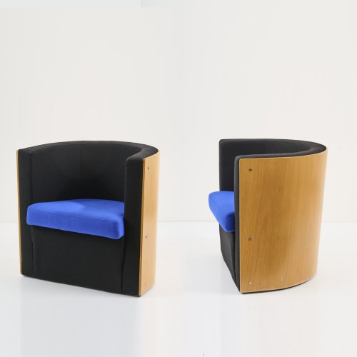 Two 'D62' easy chairs, 1928/1978
