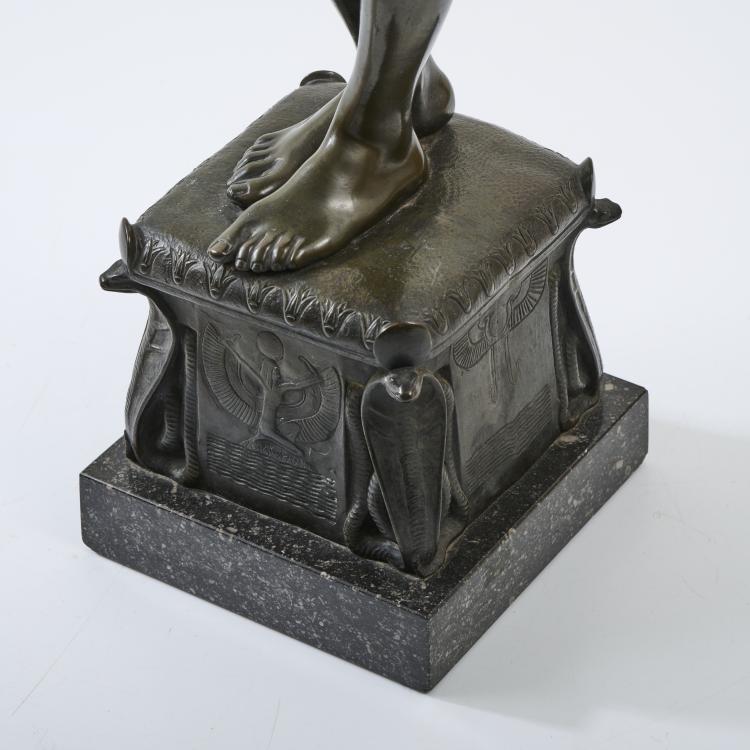 Bild 3 zu Objekt, '&Auml;gypterin mit Handspiegel', um 1910, Michael M&ouml;rtl, 171B 316