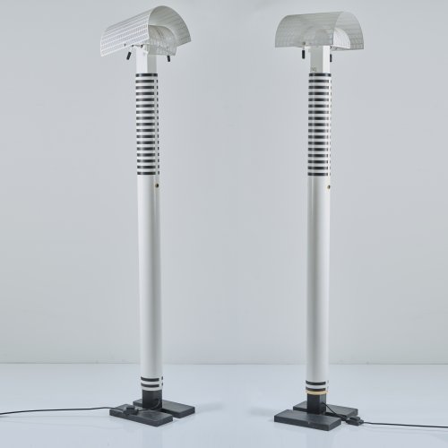 Two 'Shogun' floor lights, 1986