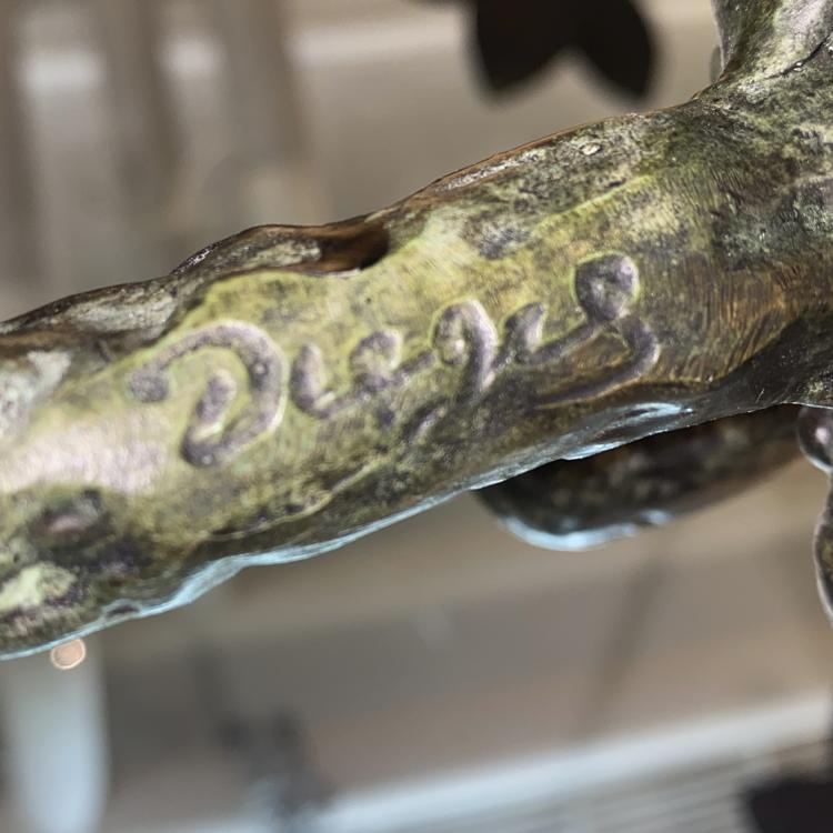 Bild 9 zu Objekt, Beistelltisch 'Table feuilles aux piafs et aux grenouilles', um 1980, Diego Giacometti (im Stile von), 173B 524