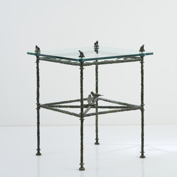 Bild 11 zu Objekt, Beistelltisch 'Table feuilles aux piafs et aux grenouilles', um 1980, Diego Giacometti (im Stile von), 173B 524