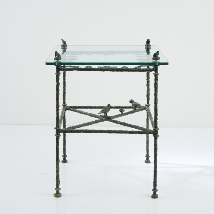 Bild 12 zu Objekt, Beistelltisch 'Table feuilles aux piafs et aux grenouilles', um 1980, Diego Giacometti (im Stile von), 173B 524