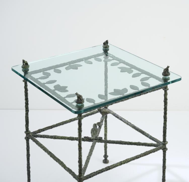Bild 14 zu Objekt, Beistelltisch 'Table feuilles aux piafs et aux grenouilles', um 1980, Diego Giacometti (im Stile von), 173B 524