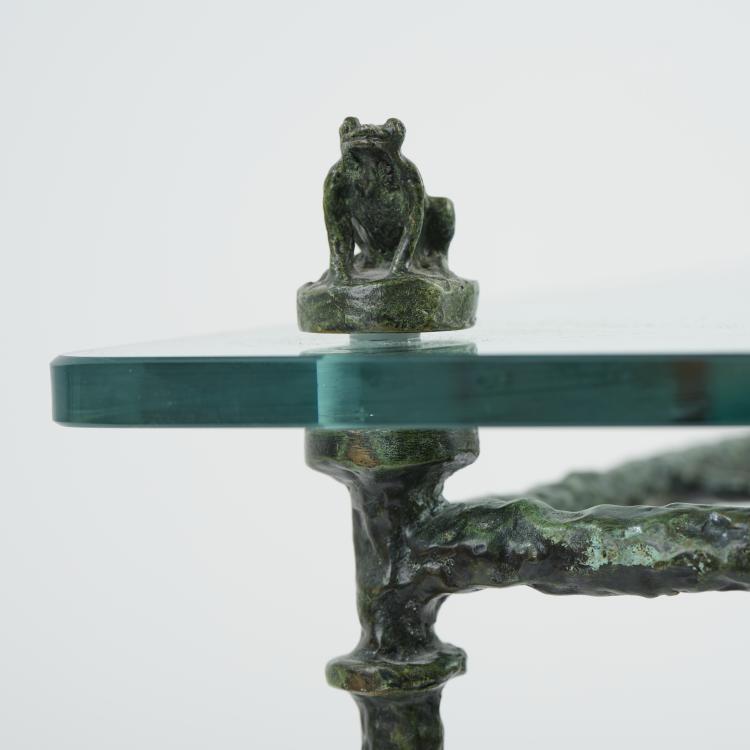 Bild 15 zu Objekt, Beistelltisch 'Table feuilles aux piafs et aux grenouilles', um 1980, Diego Giacometti (im Stile von), 173B 524