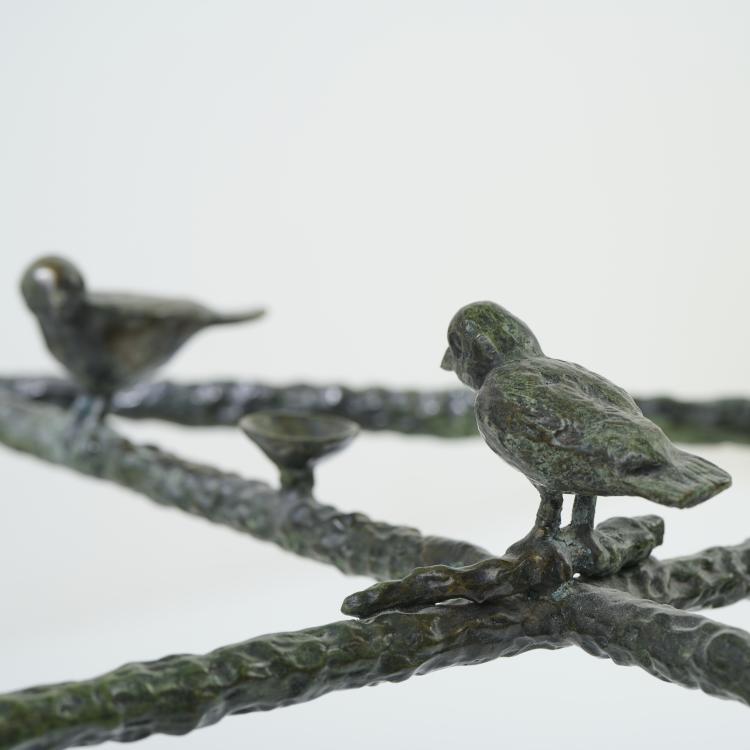 Bild 18 zu Objekt, Beistelltisch 'Table feuilles aux piafs et aux grenouilles', um 1980, Diego Giacometti (im Stile von), 173B 524