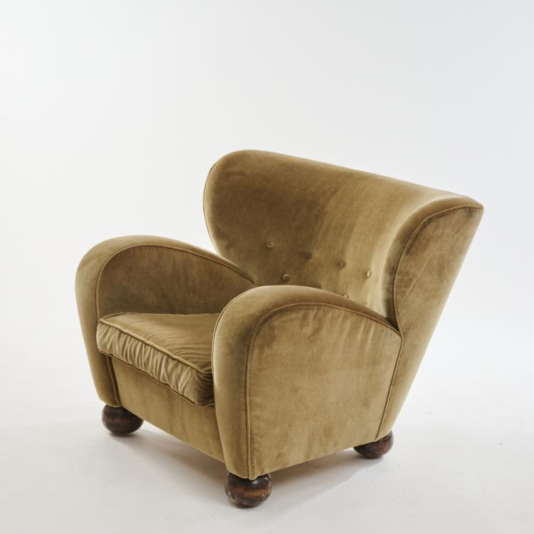 Bild 1 zu Objekt, Armlehnsessel 'Aulanko', um 1938, M&auml;rta Blomstedt, Asko oder Artek, Helsinki, 172B 261