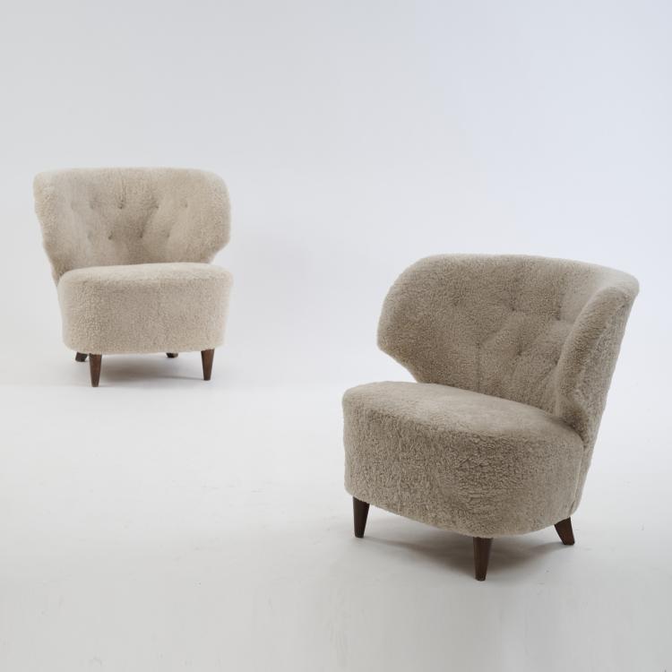 Bild 2 zu Objekt, Two armchairs, 1940s, Carl Johan Boman, Boman Oy, Turku, 172B 270
