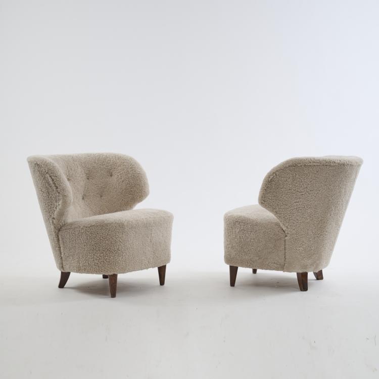 Bild 3 zu Objekt, Two armchairs, 1940s, Carl Johan Boman, Boman Oy, Turku, 172B 270