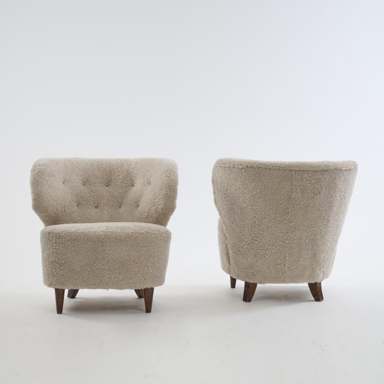 Bild 4 zu Objekt, Two armchairs, 1940s, Carl Johan Boman, Boman Oy, Turku, 172B 270