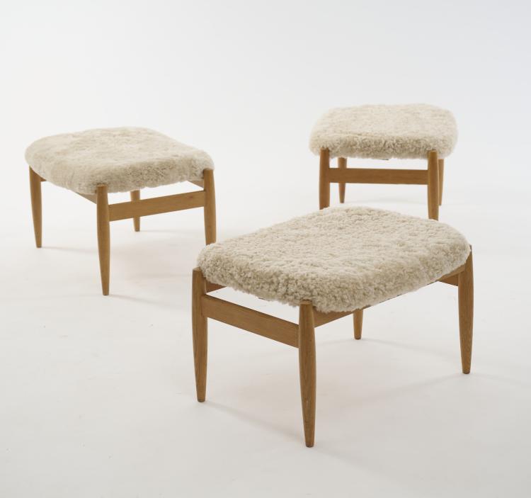 Hauptbild zu Objekt, Three stools, 1950s, Isku, Lahti, 172B 297