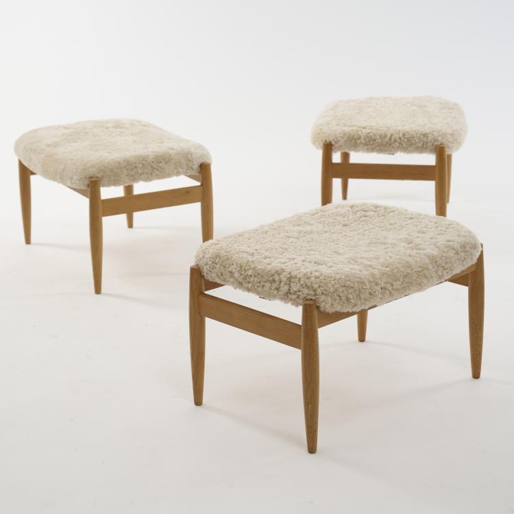 Bild 1 zu Objekt, Three stools, 1950s, Isku, Lahti, 172B 297