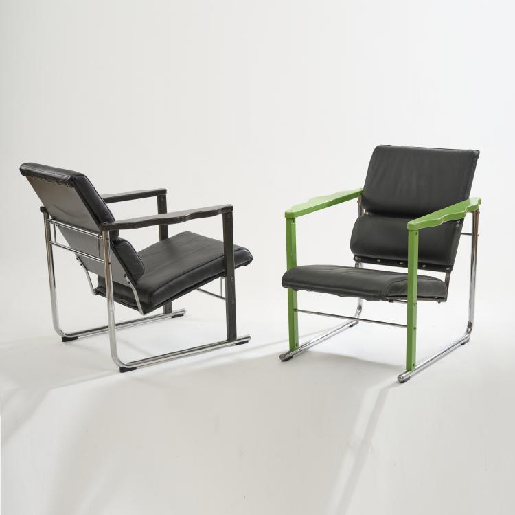 Bild 5 zu Objekt, Two armchairs 'Experiment 401', 1982, Yrj&ouml; Kukkapuro, Avarte, Helsinki, 172B 380