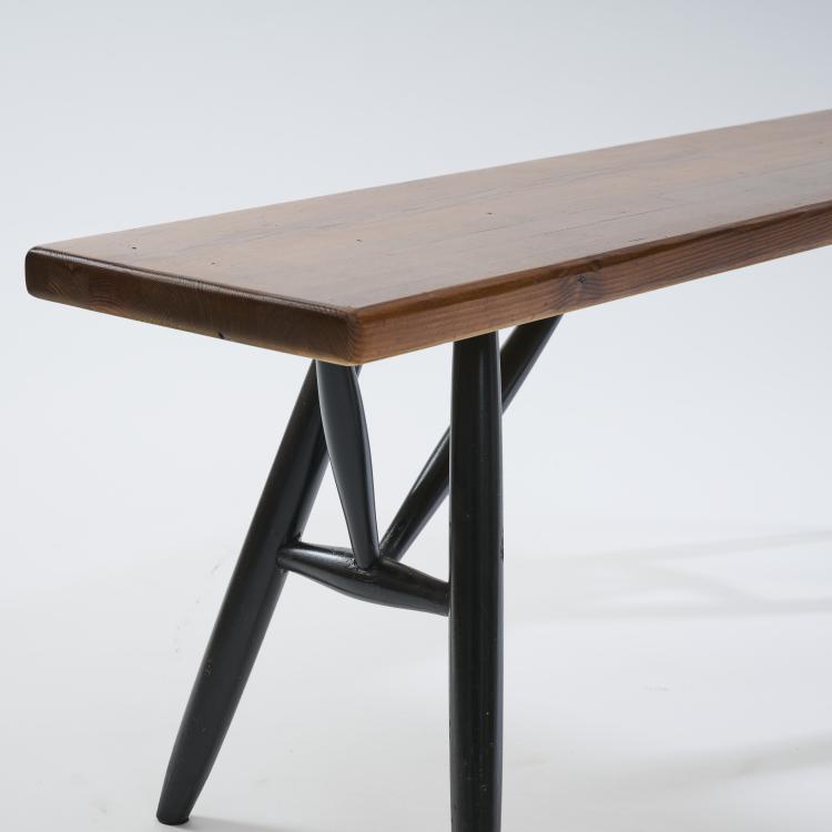 Bild 4 zu Objekt, 'Pirkka' table with two benches, 1955, Ilmari Tapiovaara, Laukaan Puu Ltd., Helsinki, Asko, 172B 346