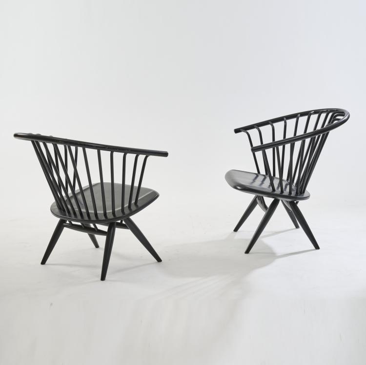 Bild 3 zu Objekt, Two 'Crinolette' armchairs, 1962, Ilmari Tapiovaara, Asko Oy, Helsinki, 172B 365