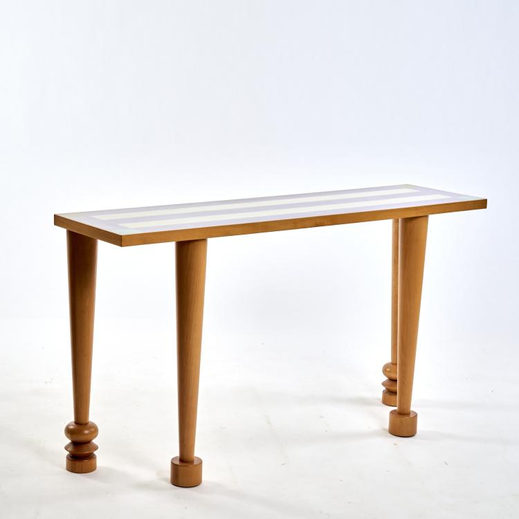 Bild 1 zu Objekt, 'Positano' console table, 1992/93, Associati Sottsass, Zanotta, Nova Milanese, 172A 127