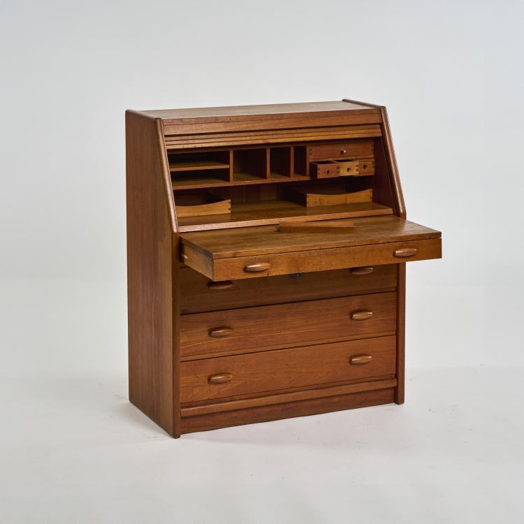 Hauptbild zu Objekt, Secretary / dressing table / chest of drawers, 1960s, Dyrlund, D&auml;nemark, 174B 672