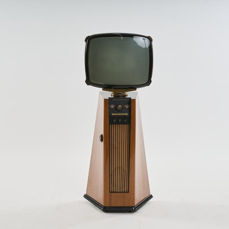 Hauptbild zu Objekt, Standing television 'Colonnina', c. 1963, Atlantic Radio, Borgaro Torinese, 173A 133
