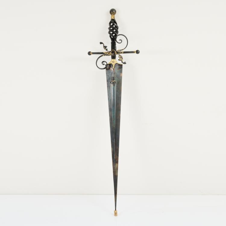Bild 1 zu Objekt, Wall candelabrum 'Sword', c. 1986, Mark Brazier-Jones, Brazier-Jones, Mark, Buckland, Buntingford, 172A 182