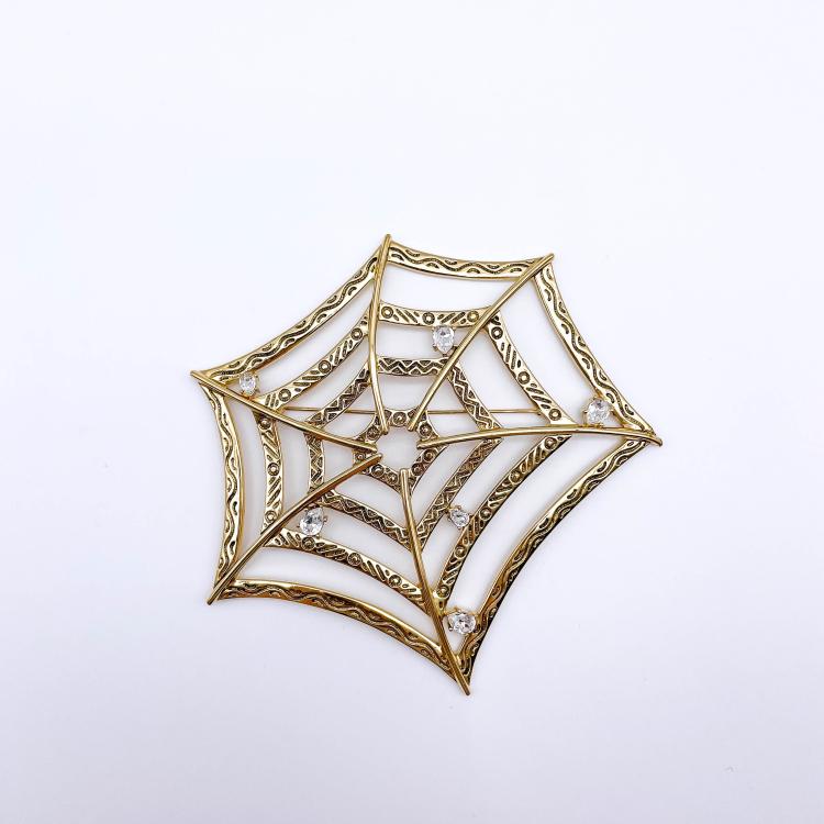 Hauptbild zu Objekt, Vintage cob web brooch, Lang, Pierre, 172E 849