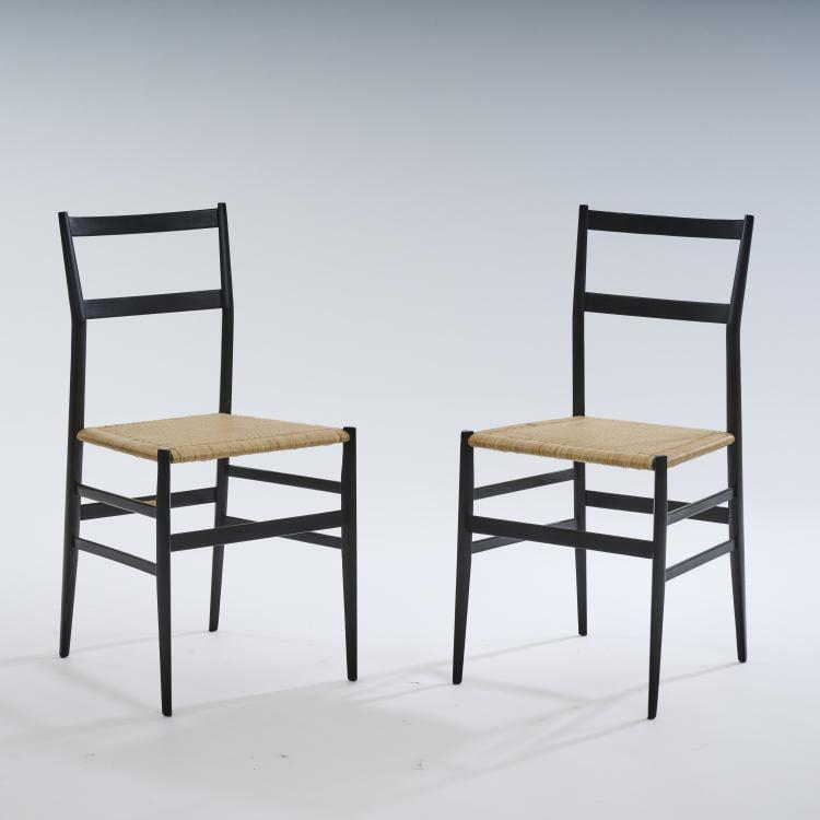 Bild 3 zu Objekt, Twelve 'Superleggera' chairs, 1957, Gio Ponti, Cassina, Figli de Amedeo, Meda, 172A 94