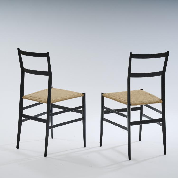 Bild 5 zu Objekt, Twelve 'Superleggera' chairs, 1957, Gio Ponti, Cassina, Figli de Amedeo, Meda, 172A 94