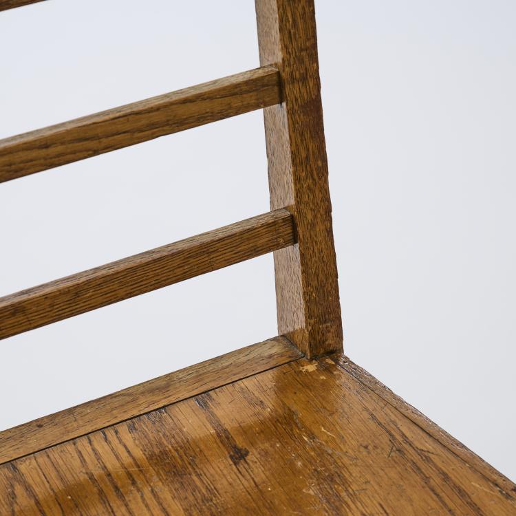 Bild 6 zu Objekt, 'Suomen Valtion Rautatiet (Finnish State Railways)' chair, 1909, Eliel Saarinen, 172B 223