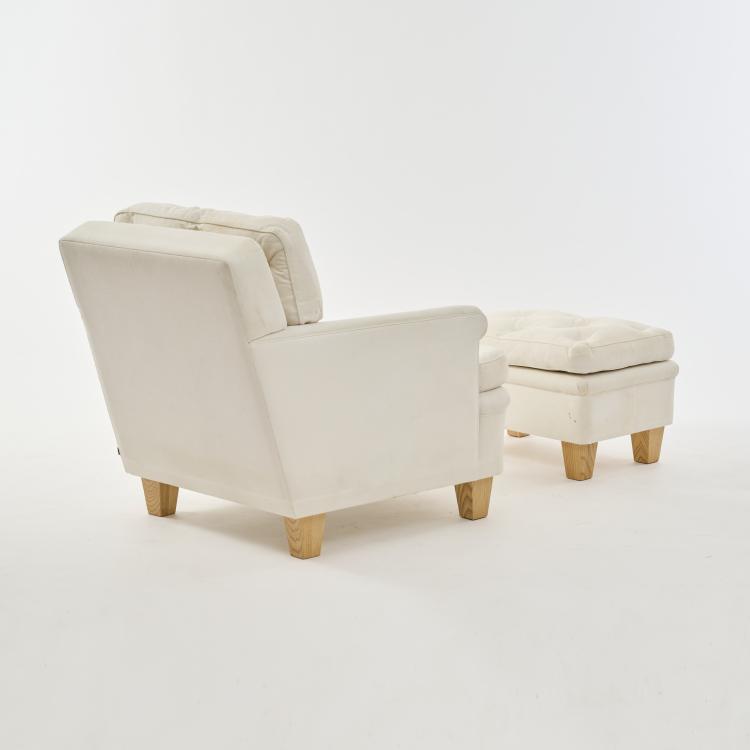 Bild 2 zu Objekt, Armchair with ottoman 'Villa Mairea', c. 1939, Aino Aalto,Alvar Aalto, Artek, Helsinki, 172B 258