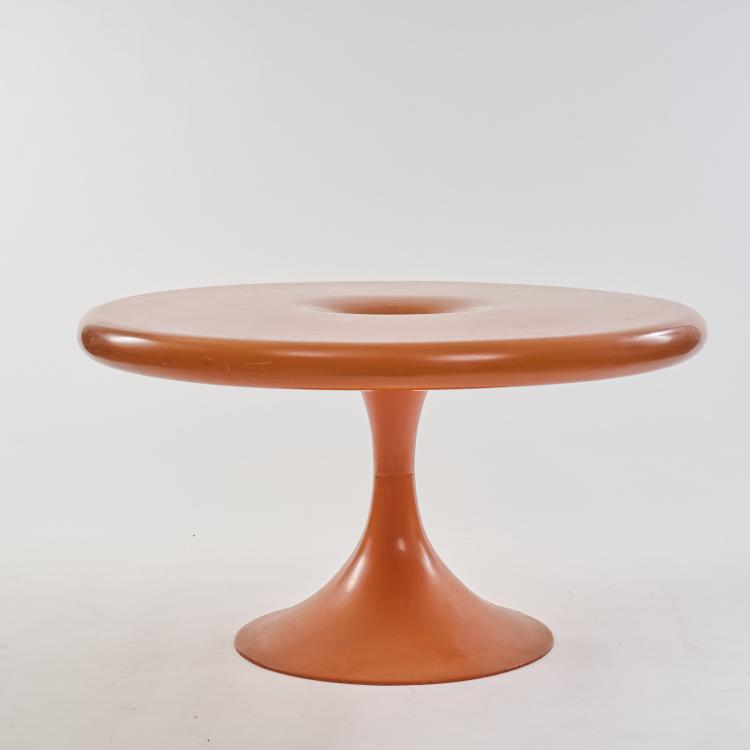 Hauptbild zu Objekt, 'Kantarelli' dining table, c. 1967, Eero Aarnio, Asko Oy, Helsinki, 172B 371
