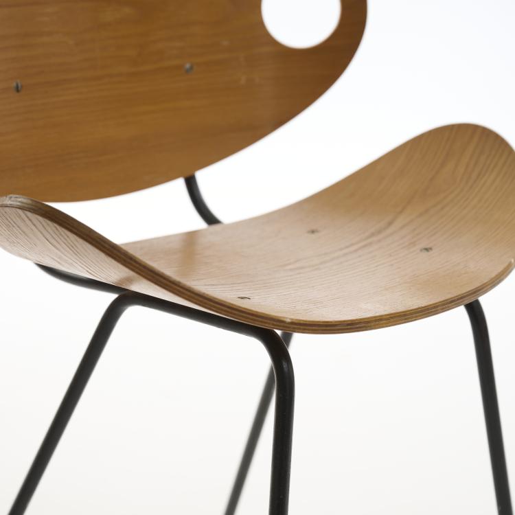 Bild 4 zu Objekt, Zwei St&uuml;hle 'Ulla' um 1955, Olavi Kettunen, Merivaara J. Oy, Helsinki, 172B 349