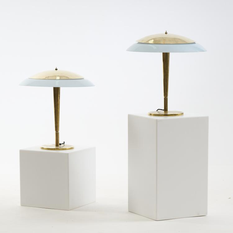 Hauptbild zu Objekt, Two table lights '5061', 1940s, Paavo Tynell, Taito Oy, Vilhonvuorenkatu, 172B 263