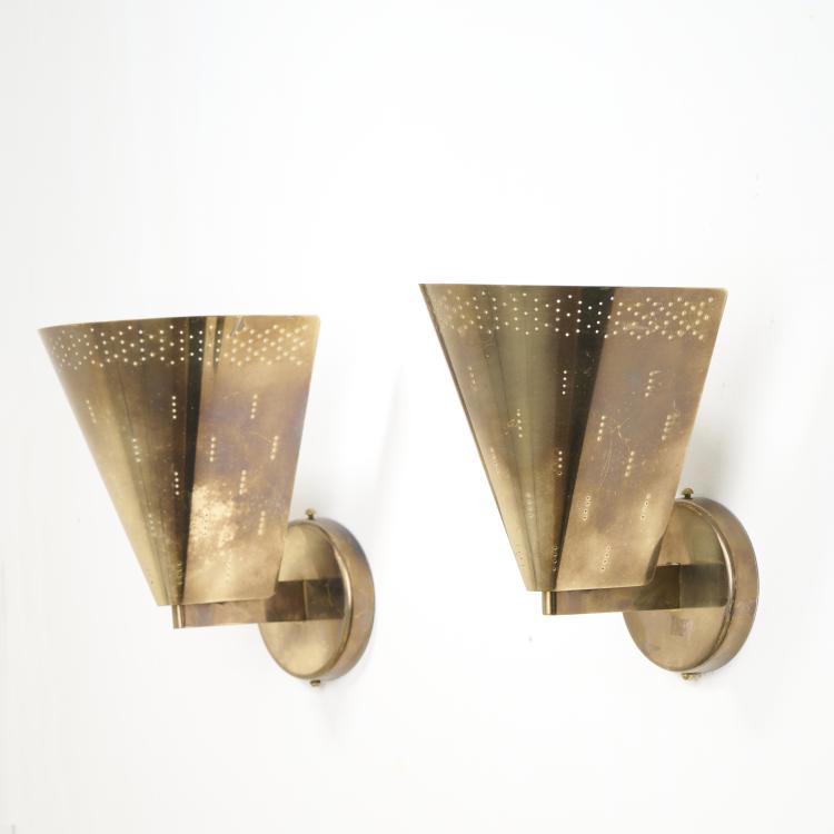 Bild 4 zu Objekt, Two wall lights '9414', 1950s, Paavo Tynell, Idman Oy, Vilhonvuorenkatu, 172B 302