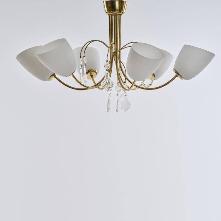Hauptbild zu Objekt, Ceiling light 'K1-12', 1950s, Paavo Tynell, Idman Oy, Vilhonvuorenkatu, 172B 306