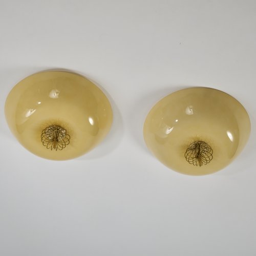 Two ceiling lights '2098', 1940s