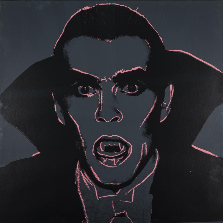 Hauptbild zu Objekt, 'Dracula' aus der Serie 'Myths', 1981, Andy Warhol, Ronald Feldman Fine Arts Inc. New York (Publ.), Rupert Jasen Smith (Printer), 172C 498